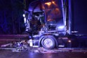 LKW Brand Koeln Rodenkirchen Gruenguertelstr P62